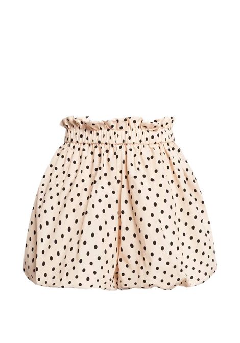 Shorts a pois WEILI ZHENG | S26PS09PD03 CREAM POLKA DOTS